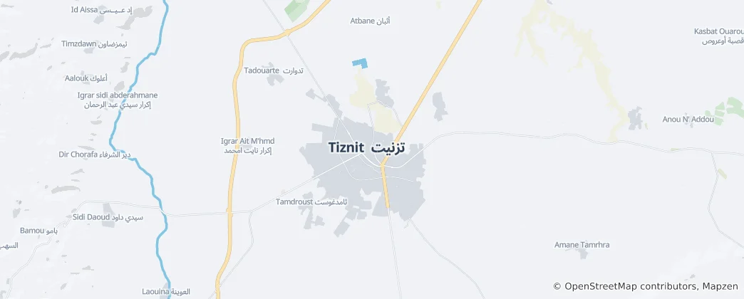 Map of Tiznit