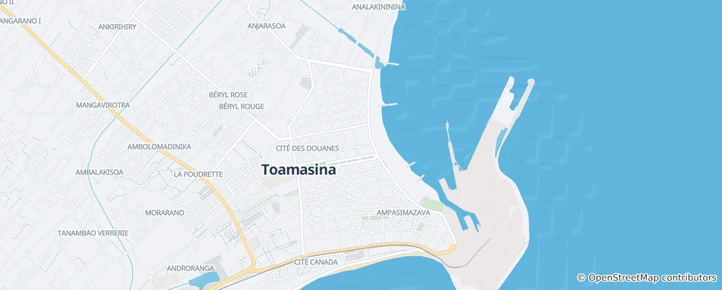 Mapa Toamasina