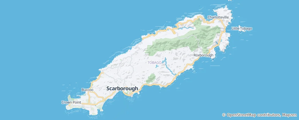 Map of Tobago