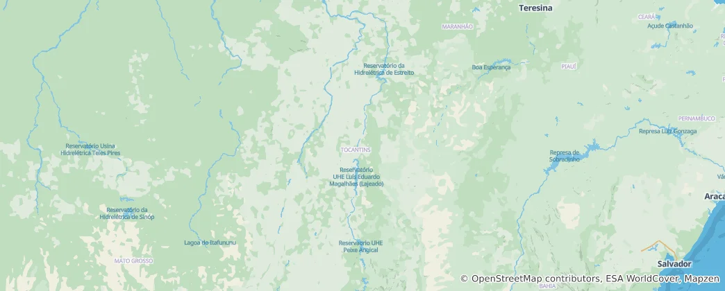 Térkép: Tocatins