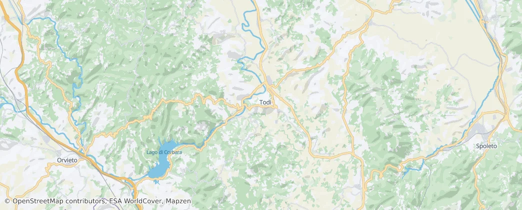 Todi — Karte