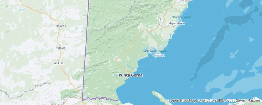 Mappa di distretto di Toledo