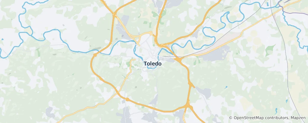 Map of Toledo