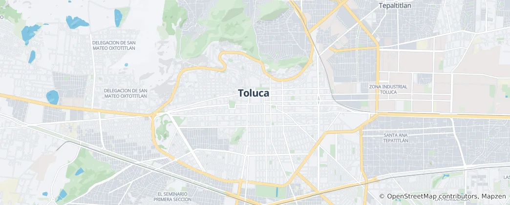 Map of Toluca