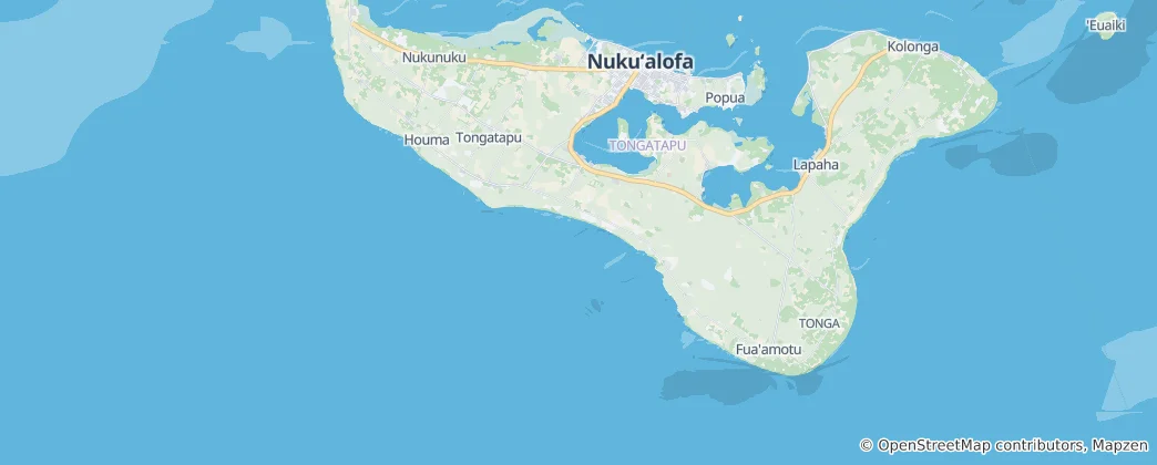 Mapa Provincie Tongatapu