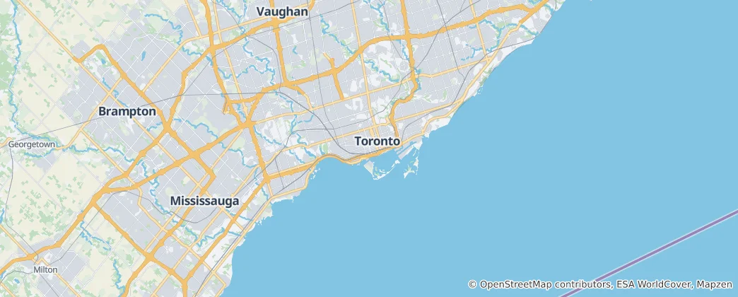 Map of Toronto