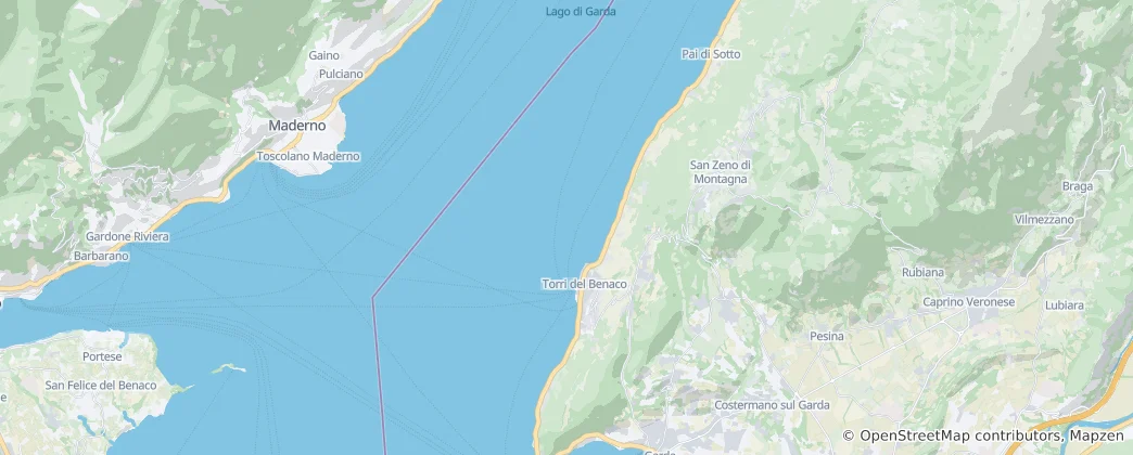 Térkép: Torri del Benaco