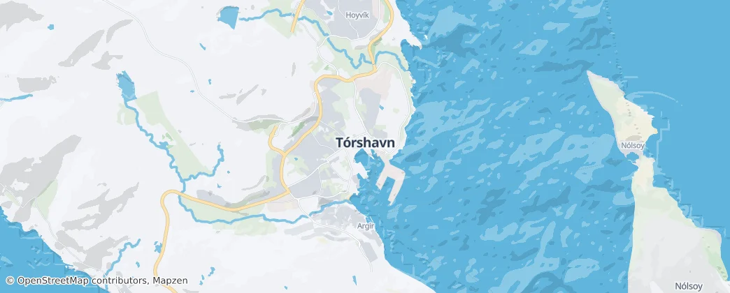 Tórshavn — Mapa