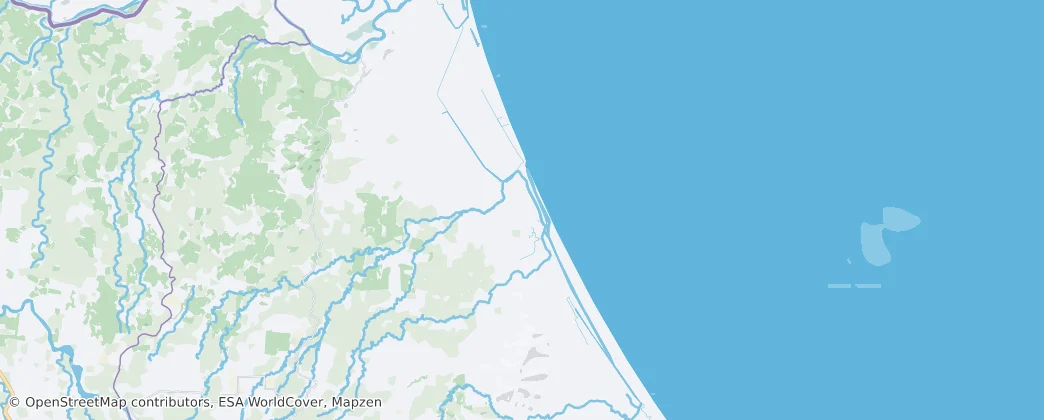 Národní park Tortuguero — mapa