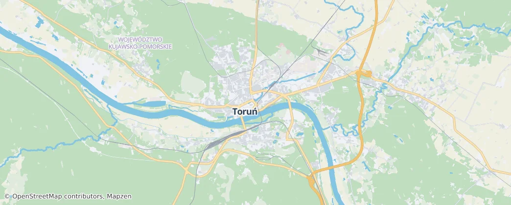 Mapa Torun