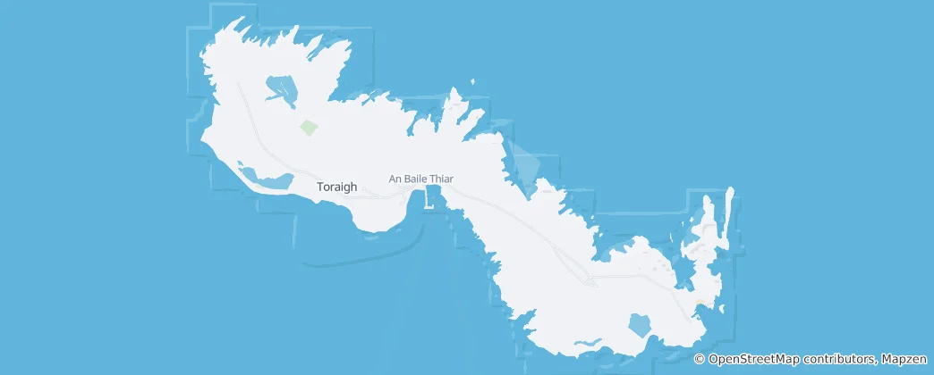 Mapa Tory Island