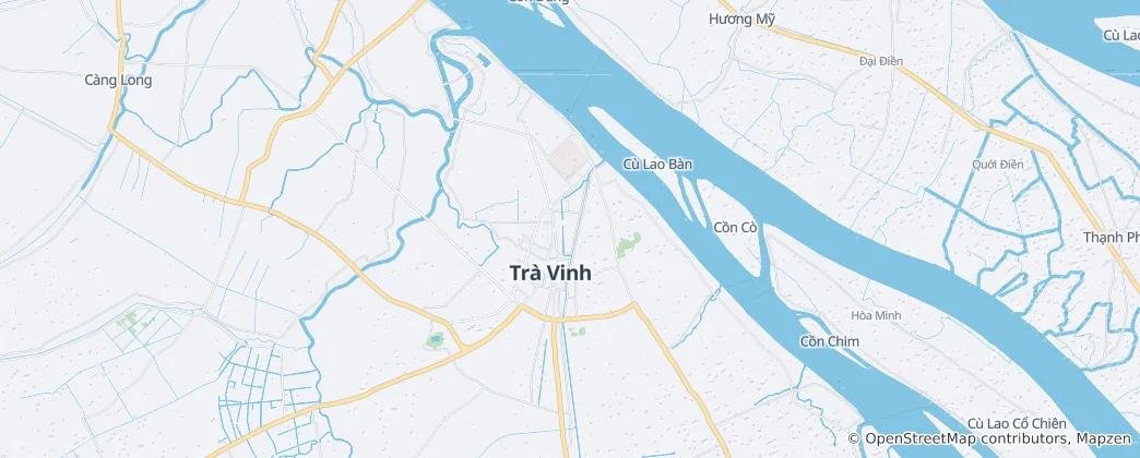 Tra Vinh Haritası