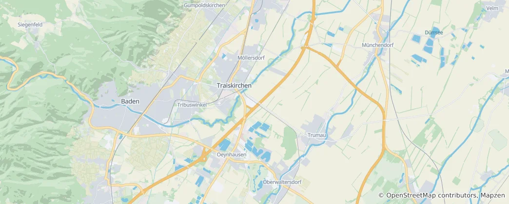 Mapa Traiskirchen