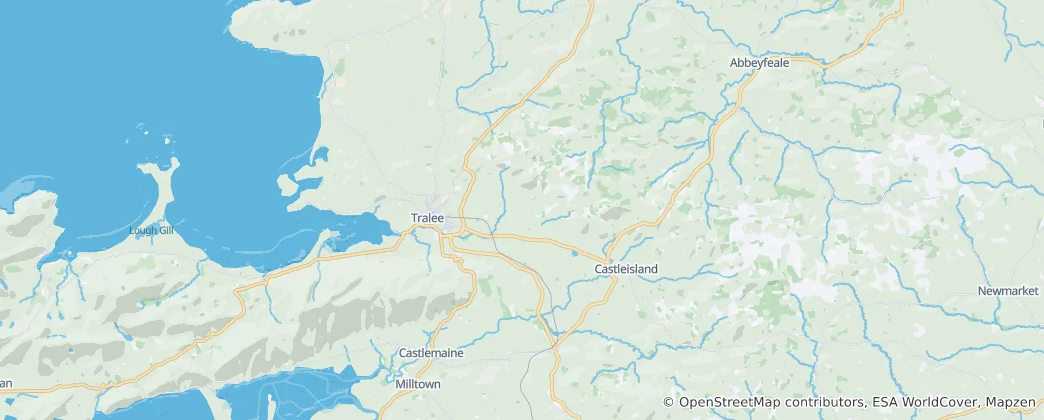 Mappa di Tralee Municipal District