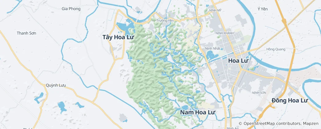 Map of Trang An Landscape Complex