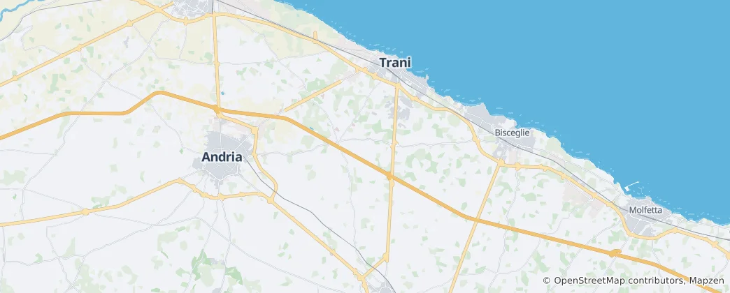 Map of Trani