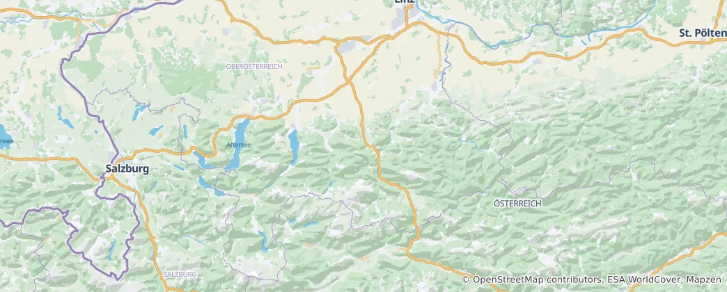 Traunviertel Haritası