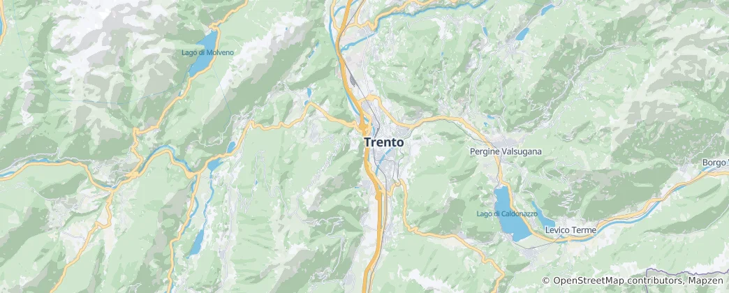 Map of Trento