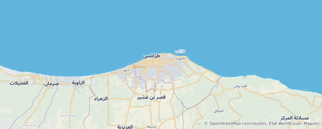 Map of Tripoli District