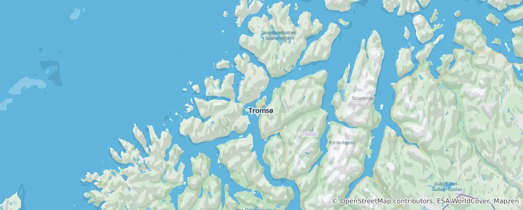트롬쇠 지도