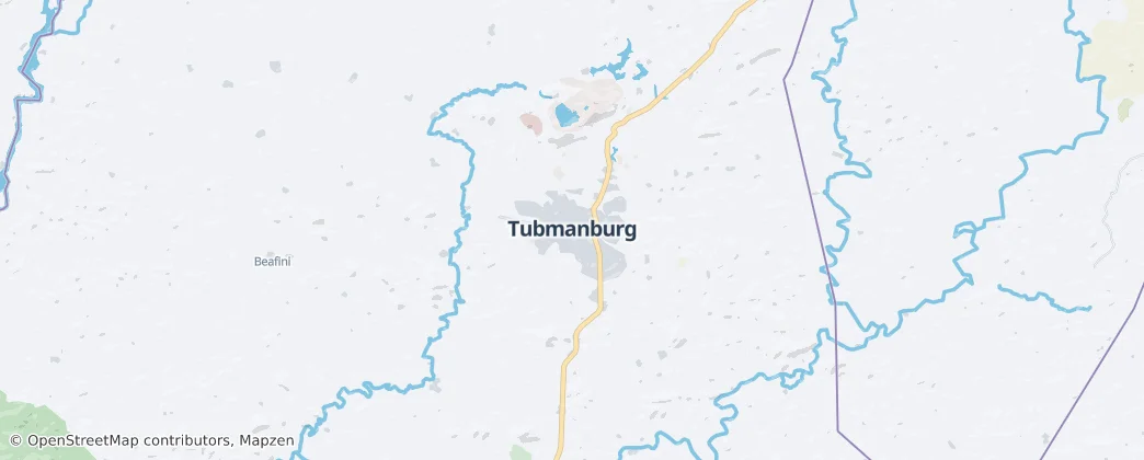 Tubmanburg — Mapa