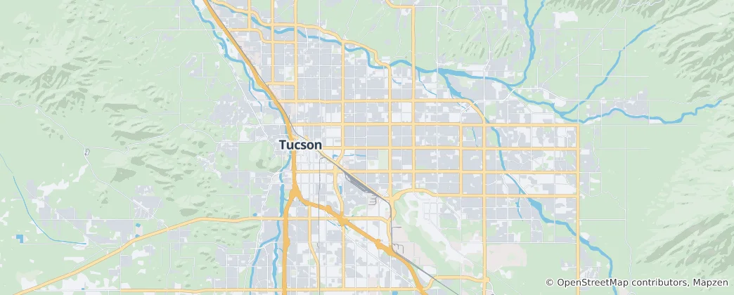 Mapa Tucson