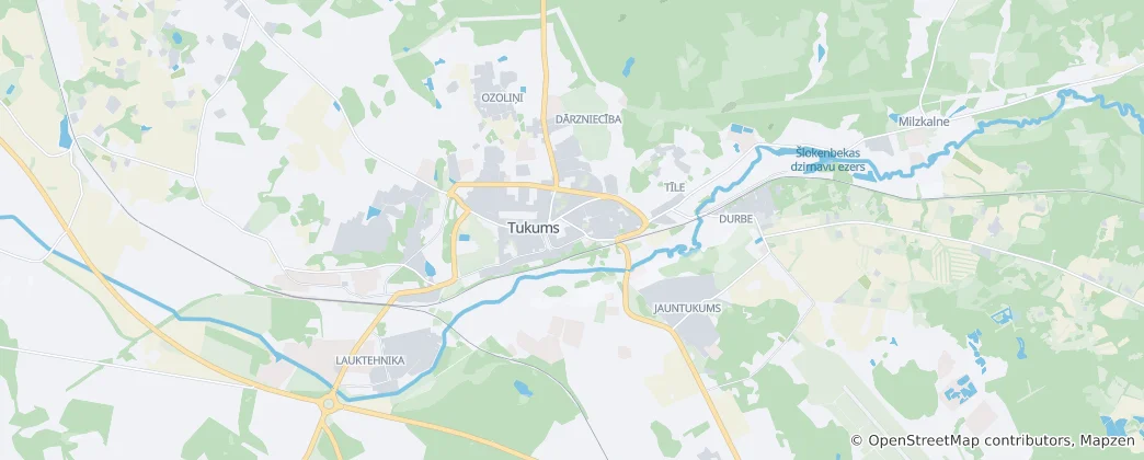 Mapa De Tukums