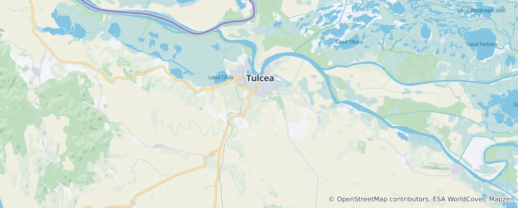 Mappa di Tulcea