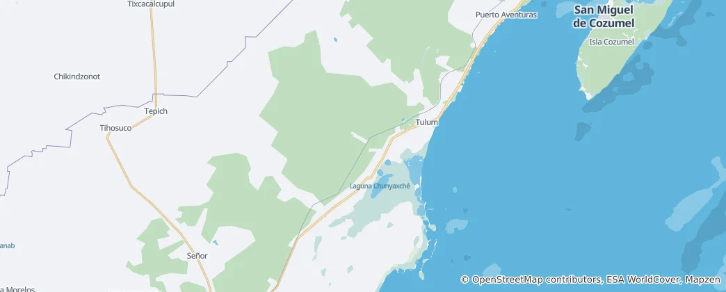 Mapa De Tulum