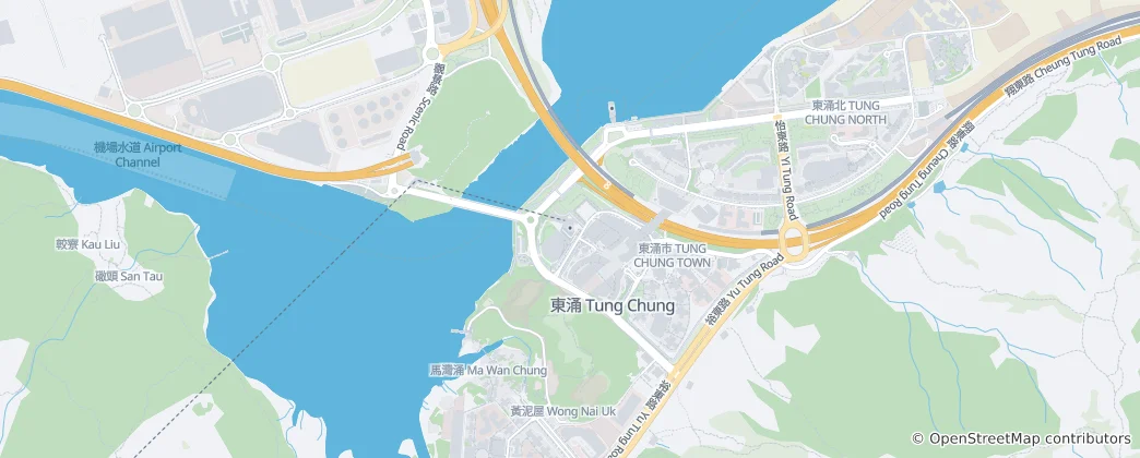Mapa Tung Chung