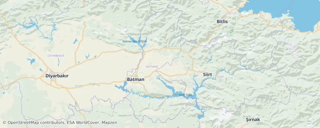 Batmane — Mapa