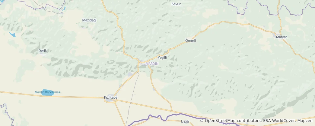 Mapa Artuklu district