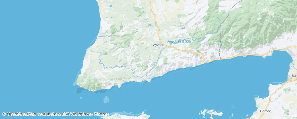 Ayvacık (Çanakkale ilçesi) — Harita