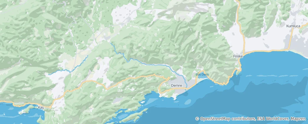 Demre district 지도