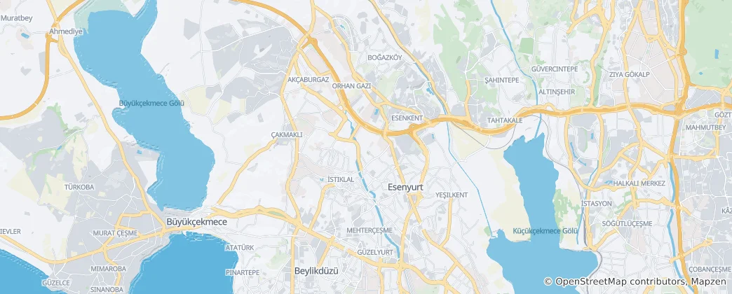 Map of Esenyurt