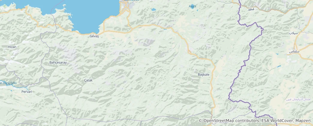Mapa Gürpınar district