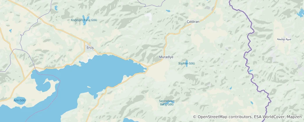 Mapa Muradiye district