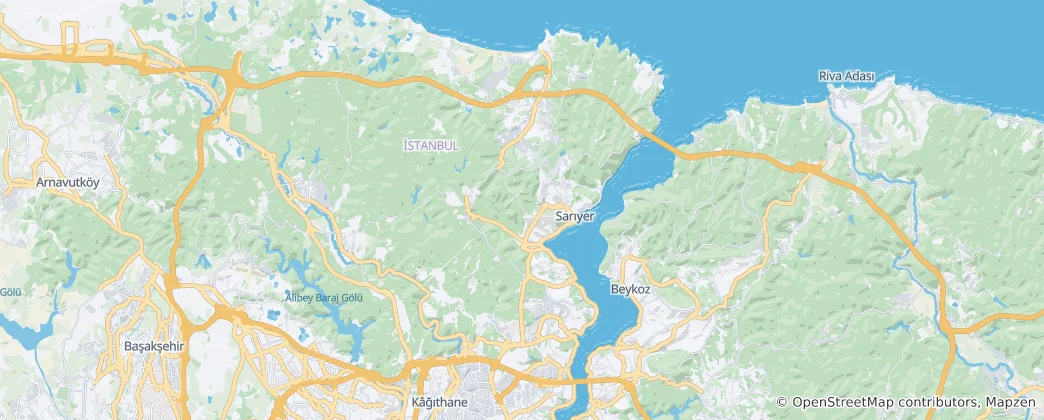 Mapa Sarıyer