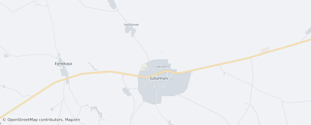 Sultanhanı district — Map