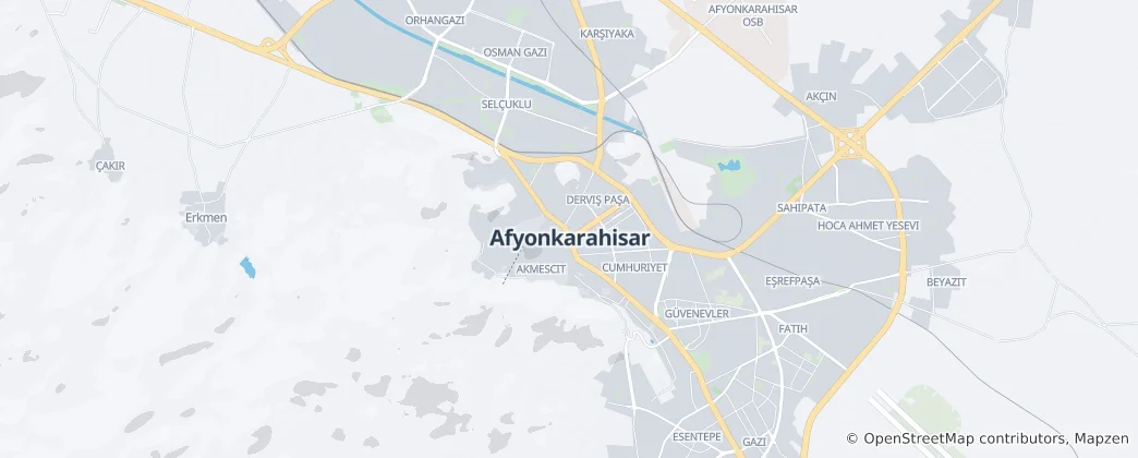 Mappa di Afyonkarahisar