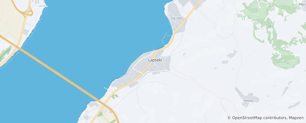 Lapseki Haritası