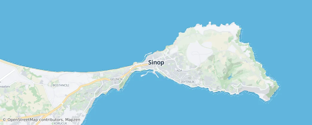 Sinope — Mapa
