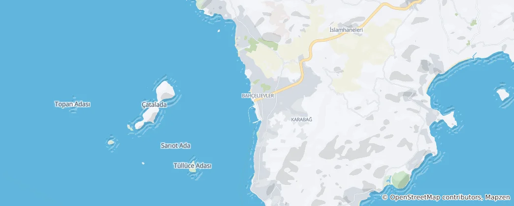 Mapa Turgutreis