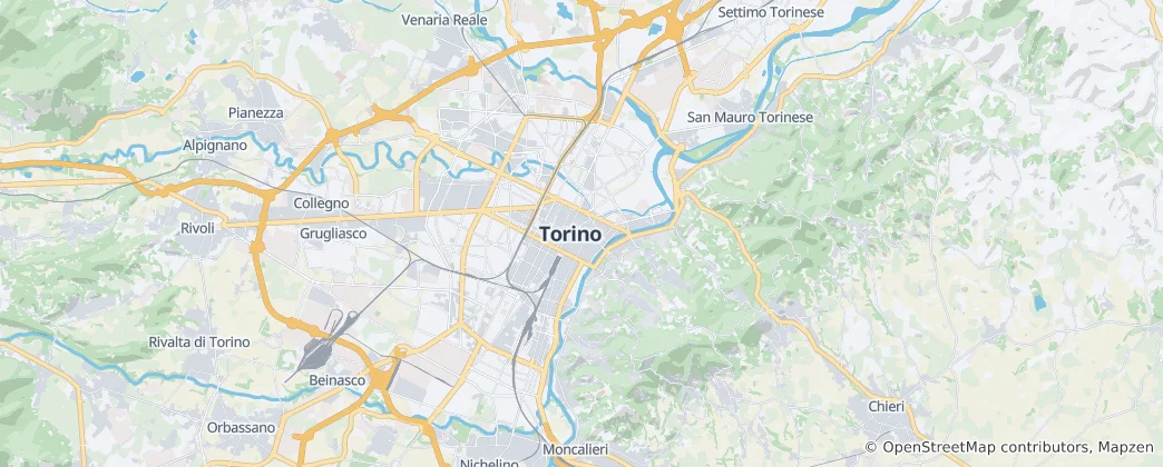 Mapa De Turín
