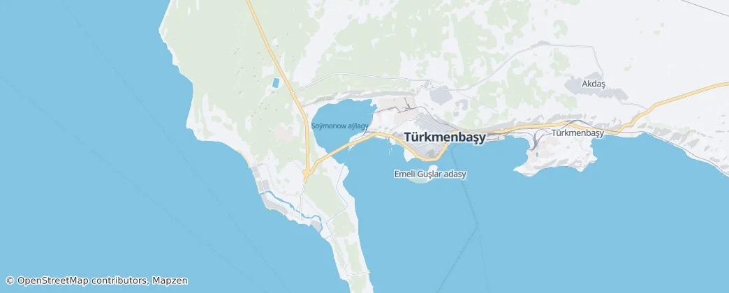 Türkmenbaşy — Mappa