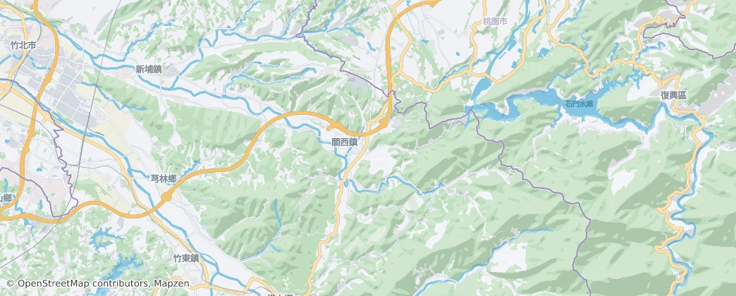 Guanxi — mapa