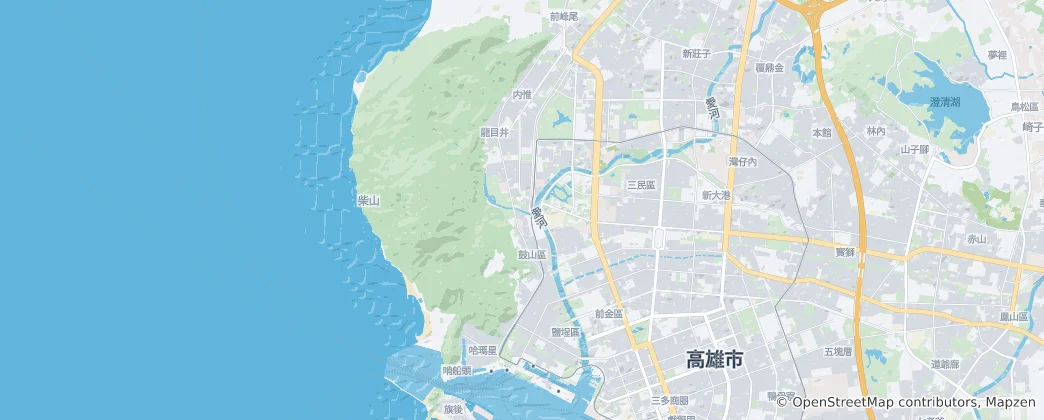 Mappa di Gushan