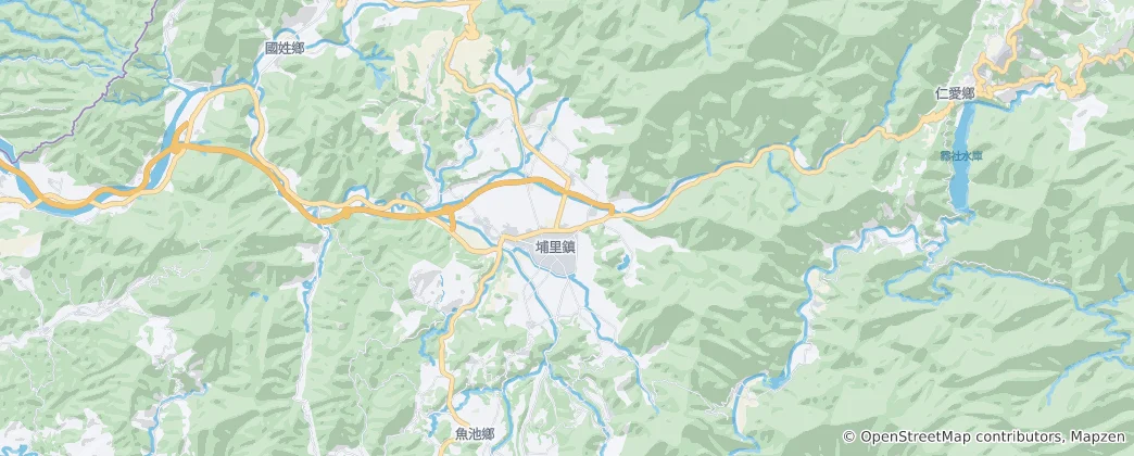 Mapa Puli Town