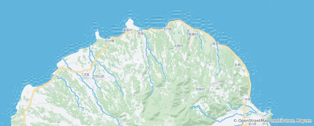 Karte von Shimen District