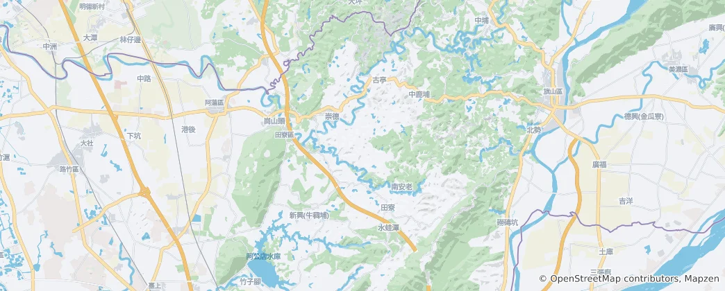 Mapa Tianliao
